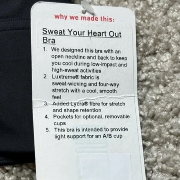 lululemon athletica Black Sports Bra - Picture 4 of 4